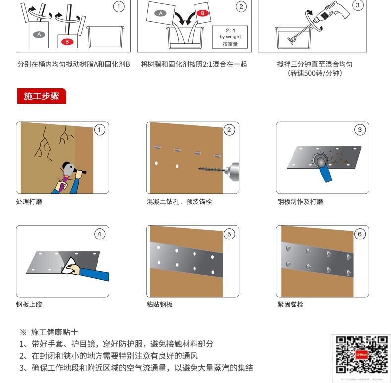 包钢新巴尔虎右粘钢加固施工过程